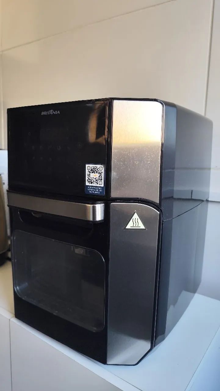 Fritadeira Air Fry Oven Bfr2100p 12 Litros 1800w Britânia Preto - Foto 5