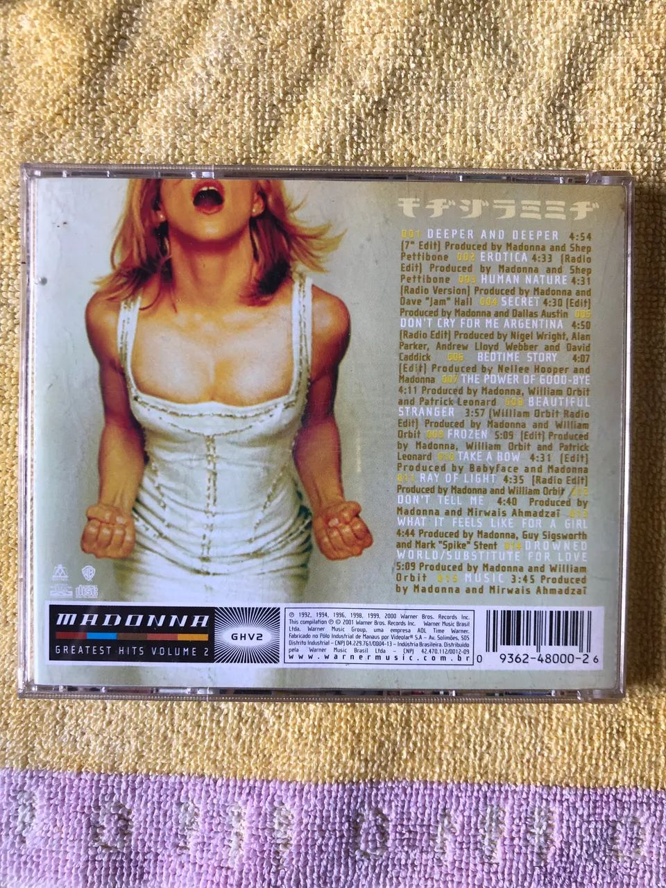 CD MADONNA GREATEST HITS VOLUME 2 GHV2