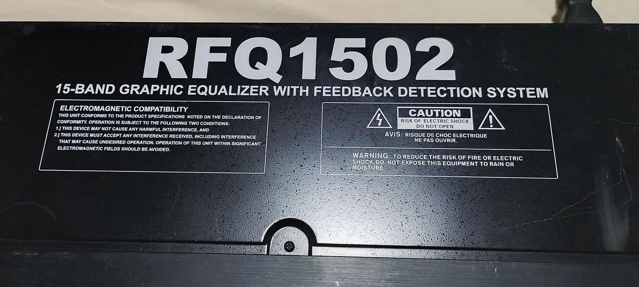 Equalizador gráfico estéreo ROXY RFQ 1502 - Foto 3