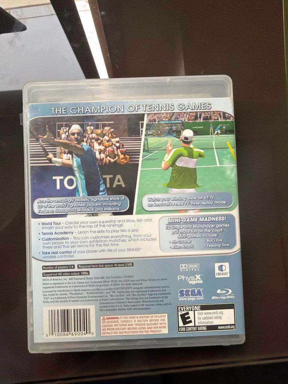 PS3 Virtua Tennis 3  - Foto 2