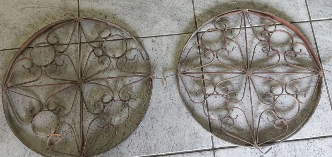 Antiguidade antigo em ferro USO enfeite decoração  - Foto 2