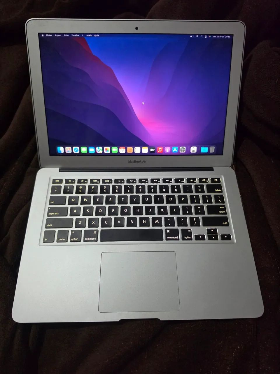 Apple macbook air 13 ano 2017 a1466 i5 8gb 128ssd top - Notebooks