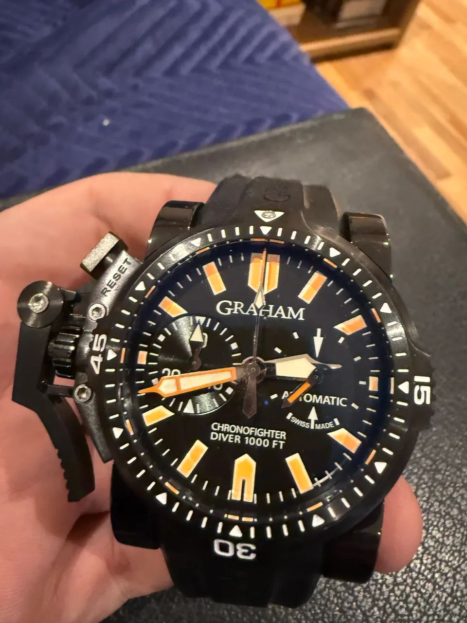 Graham Chronofighter Oversize Diver Automatic 1000 ft - Acessórios