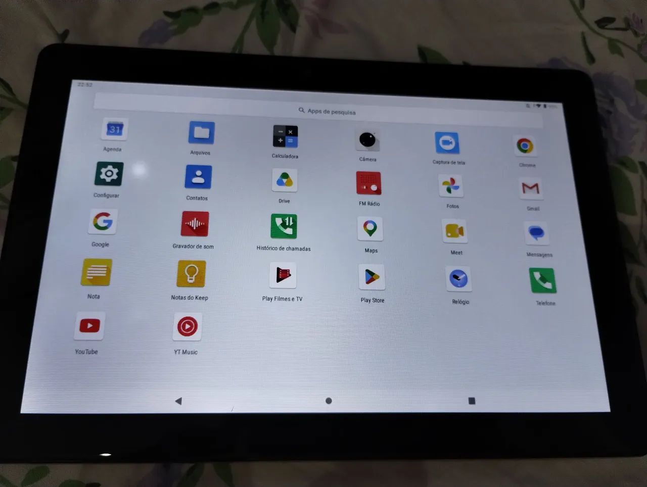 Tablet Android BDF  10 Polegada] Wi-Fi  e chip telefone Com Caixa Original - Foto 2