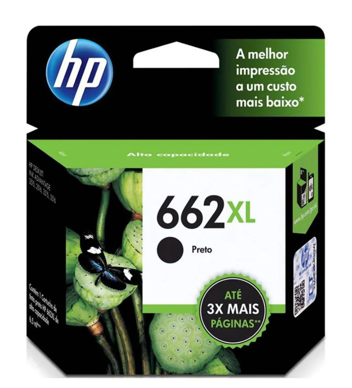 Cartucho 662 xl preto HP