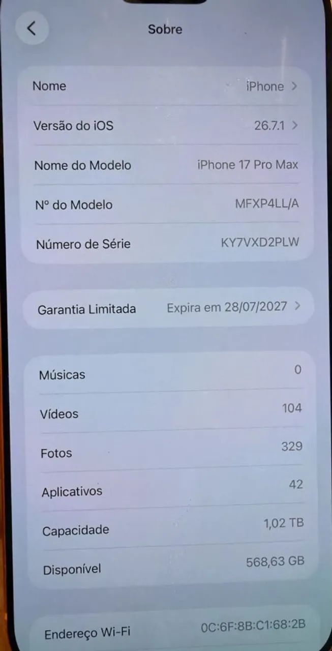 IPHONE 17 PRO MAX 1 TB ? NOVO/IMPECÁVEL - Foto 4