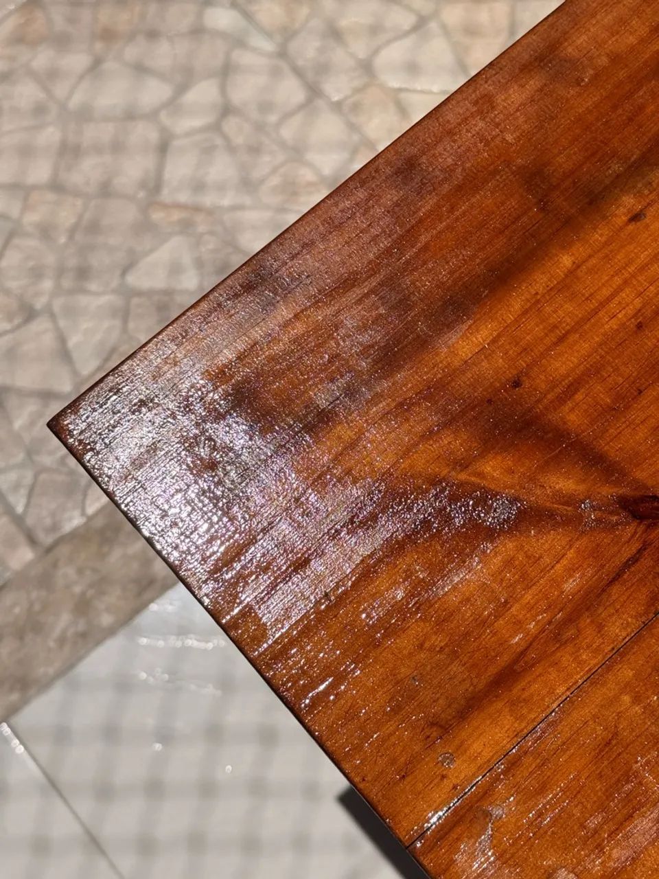 Mesa de apoio de madeira  - Foto 5