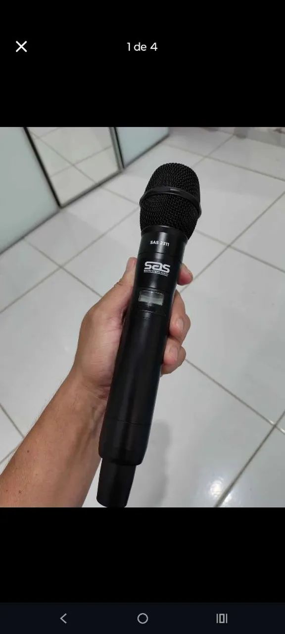 Microfone SANTO ANGELO. (ZERADO)