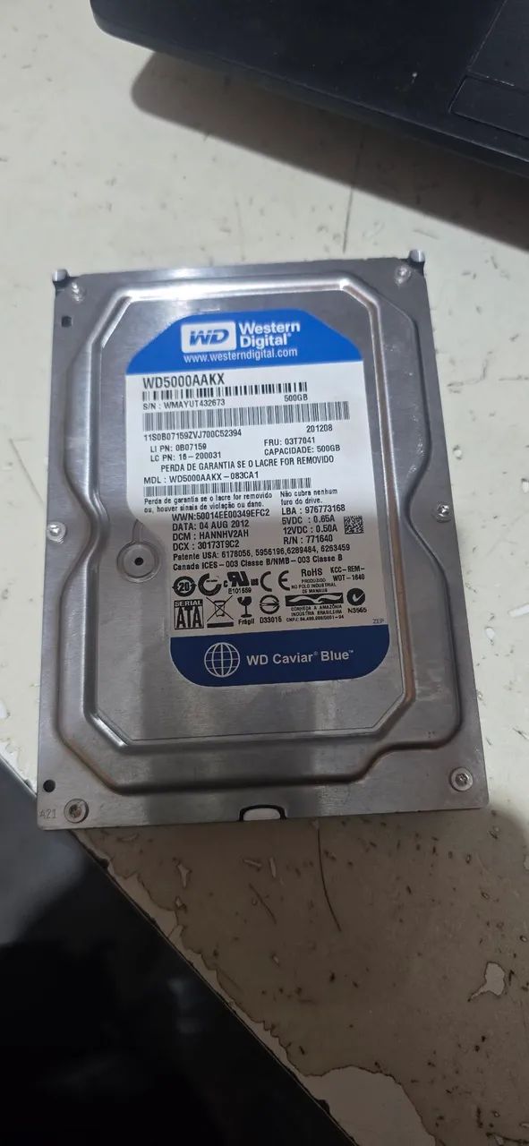 HD WD 500GB
