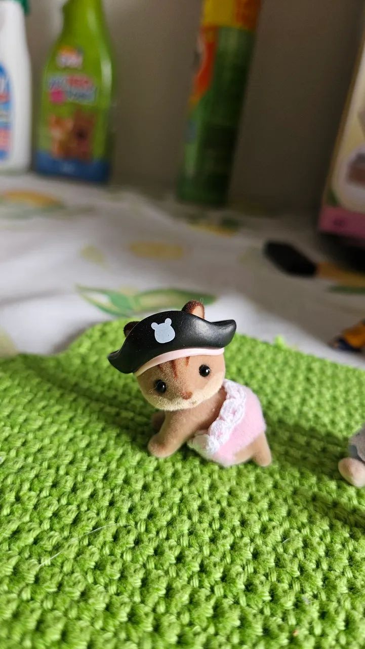 Sylvanian families esquilo e gato bebê  - Foto 2