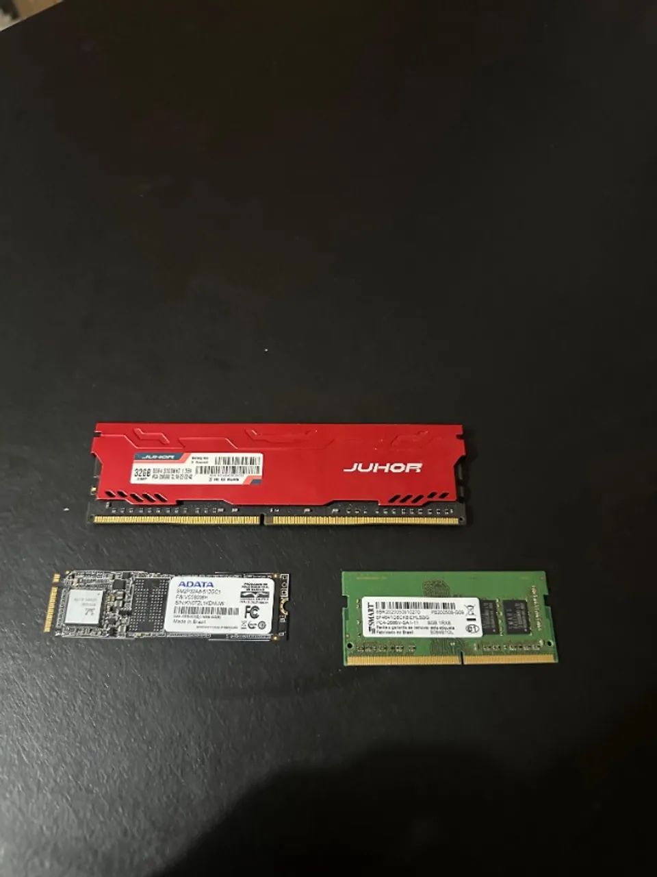 Memória e Ssd M2 NVMe