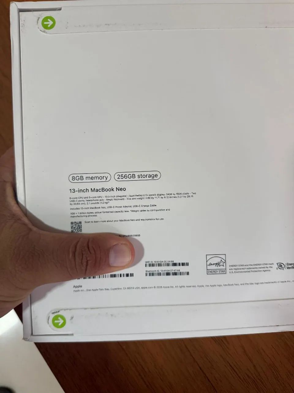 MacBook Neo 13? (2026) 512 SSD 8gb de ram - Prata - lacrado  - Foto 2