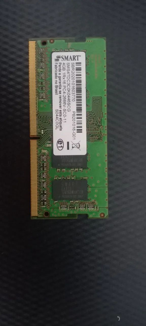 Memória Ram DDR4 4gb