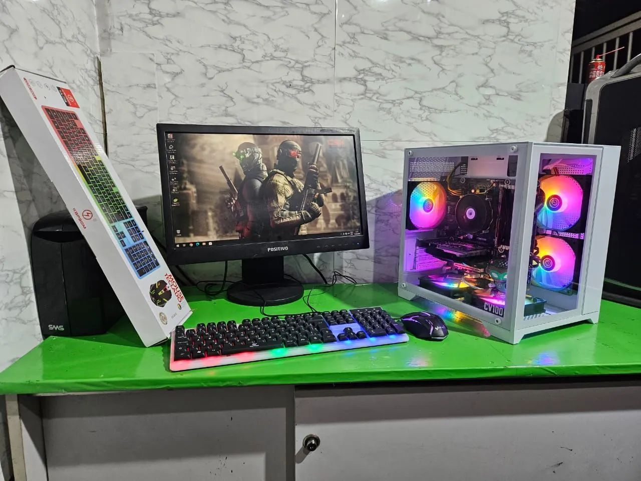 VENDO/TROCO PC GAMER/ I7 6700K/ 8GB DDR4/ GT1030/ 620GB HD+SSD/ FORMATADO + ENTREGA