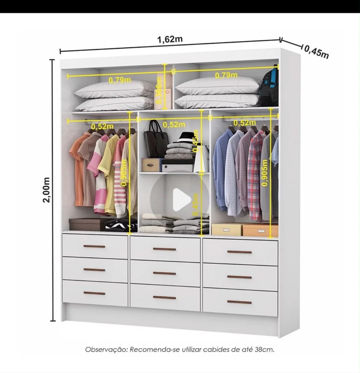 Guarda roupas closet 