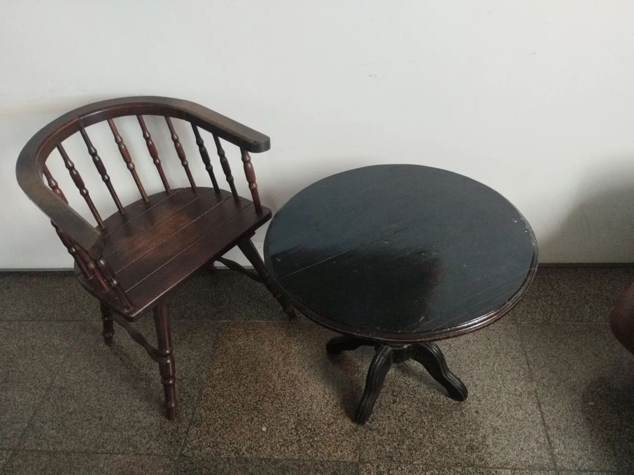 Mesa francesa de centro ou canto. Antiguidade. - Foto 2