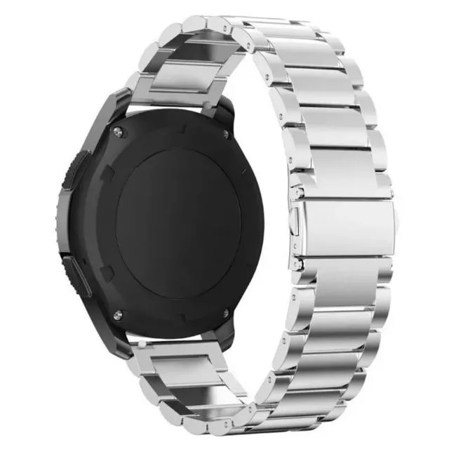 Pulseira De Metal Aço Inoxidável Premium Para Smartwatch Elos Com Fivela 22mm Para Vários  - Foto 2