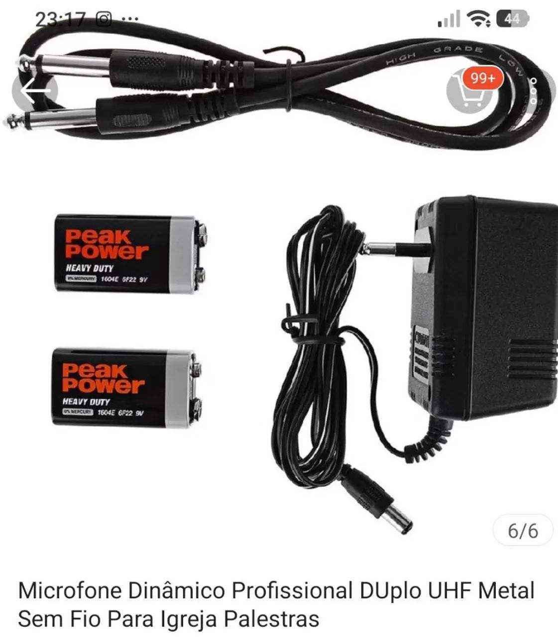 Microfone sem fio duplo - Foto 3