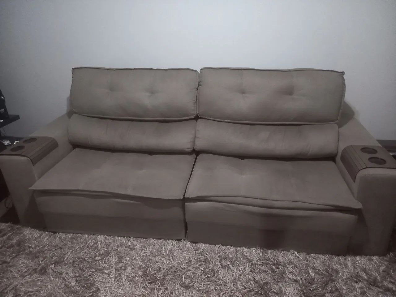 Vendo sofá retratil e reclinavel