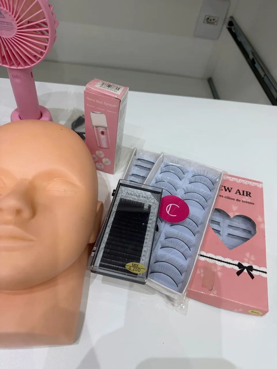 Kit para treino de extensões de cílios  - Foto 3