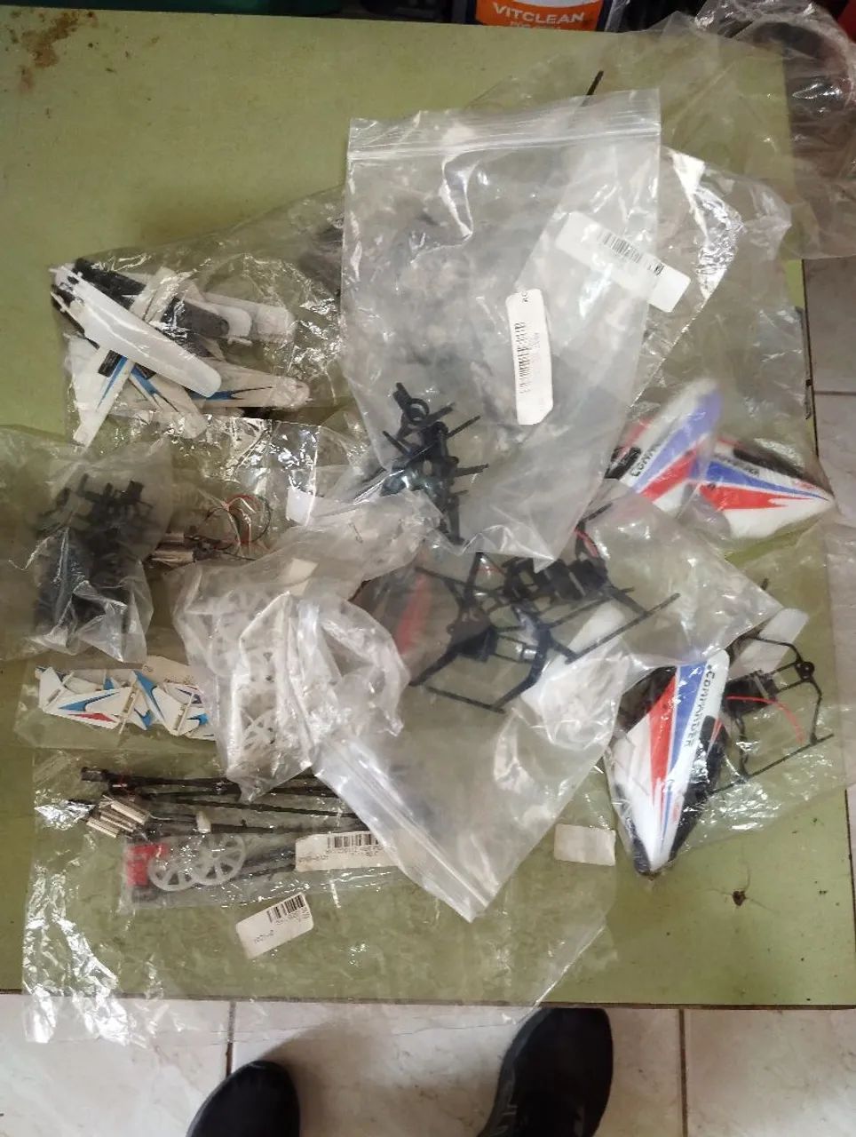Combo de peças para helicóptero v911-1 v911-2