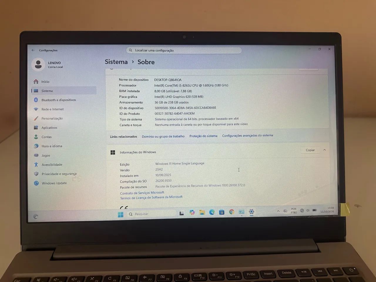 Notebook Lenovo com Ssd  - Foto 4