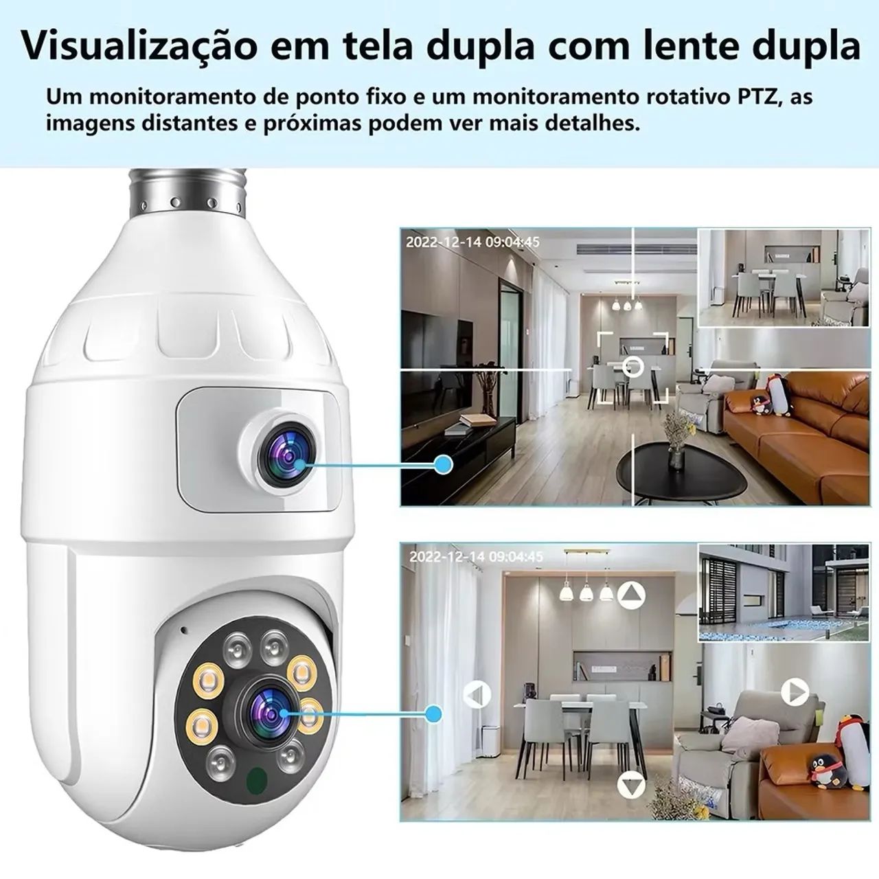 Câmera Wi-Fi bocal  - Foto 5