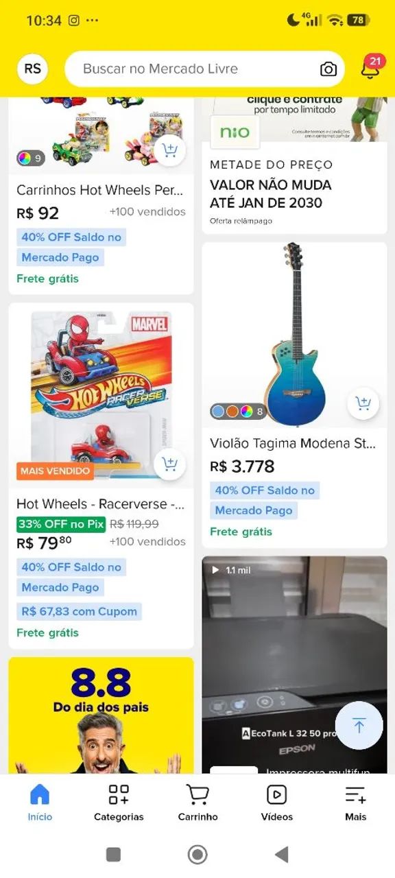 Violão Tagima Modena elétrico - Foto 3