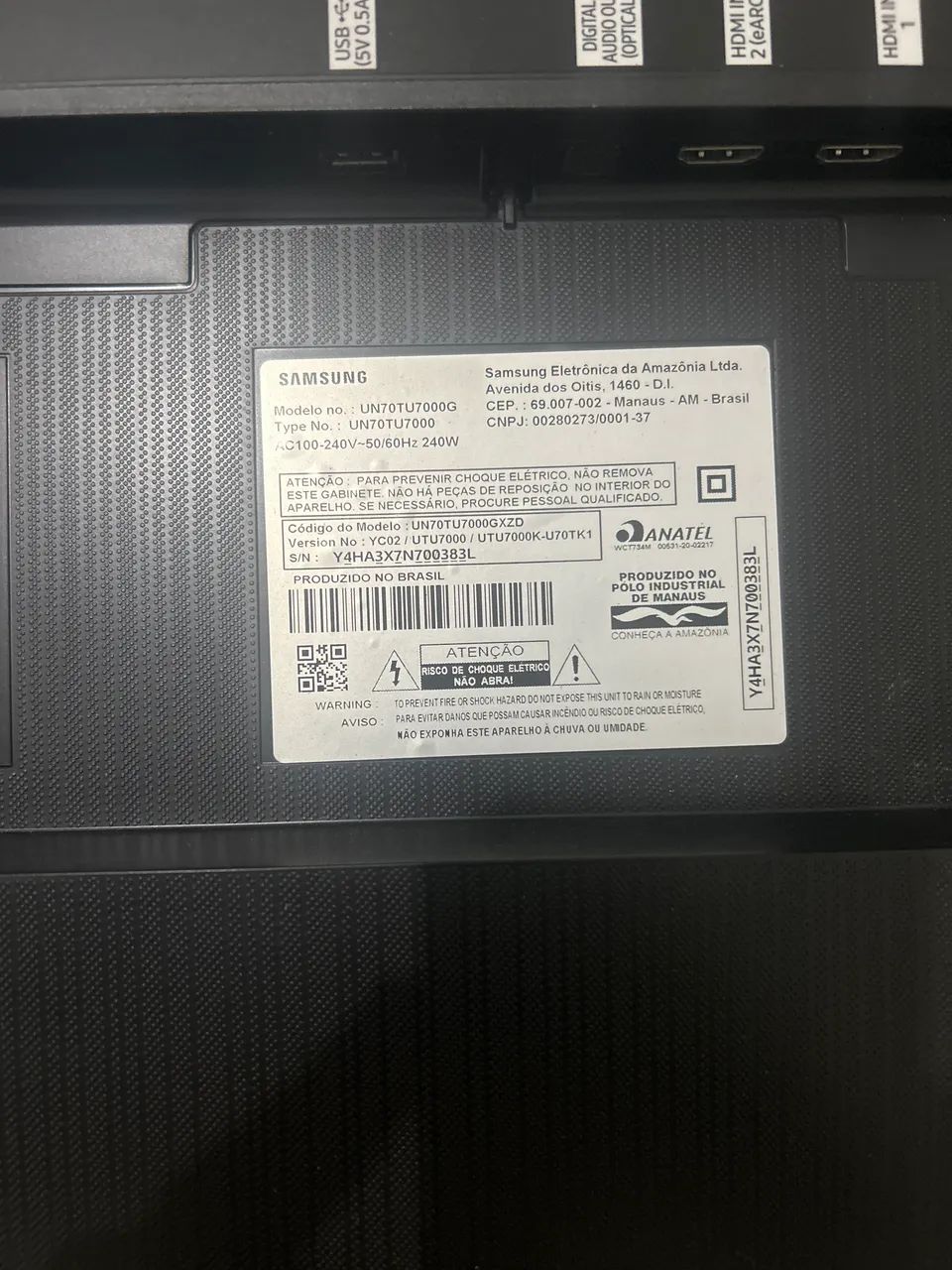 Venda de tv 