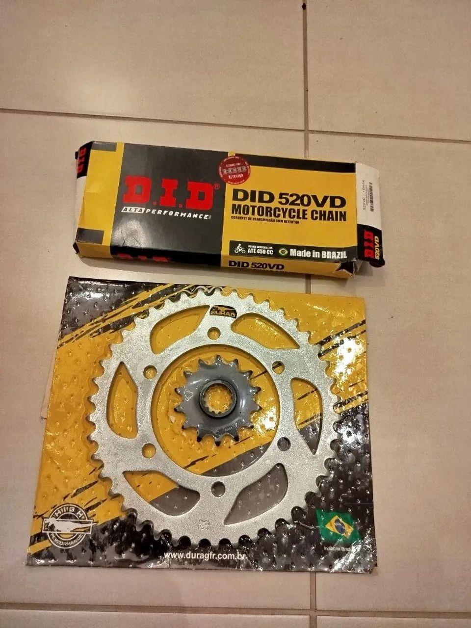 Kit Ninja 300 Kawasaki Relação Transmissão 42x14 Durag+did - Peças
