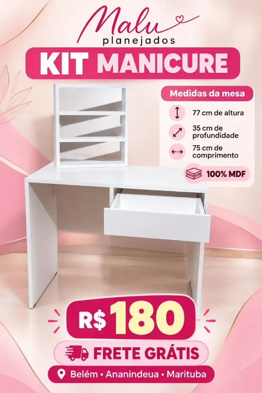 Promoção kit manicure 