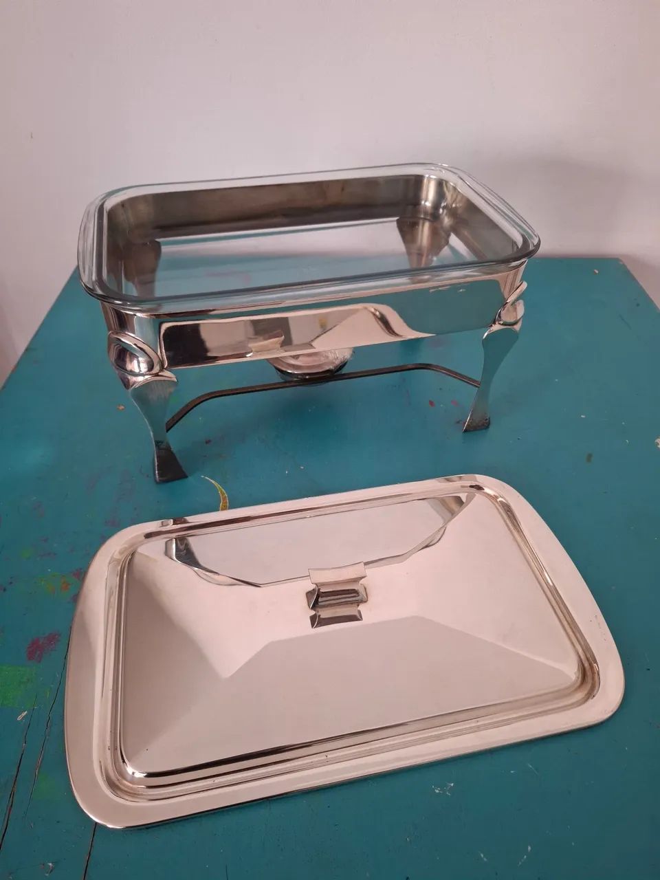 Vendo Rechaud Banhado a Prata - Foto 2