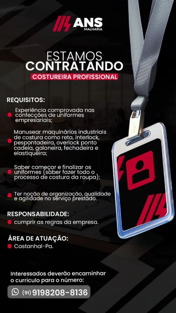 Costureira profissional 