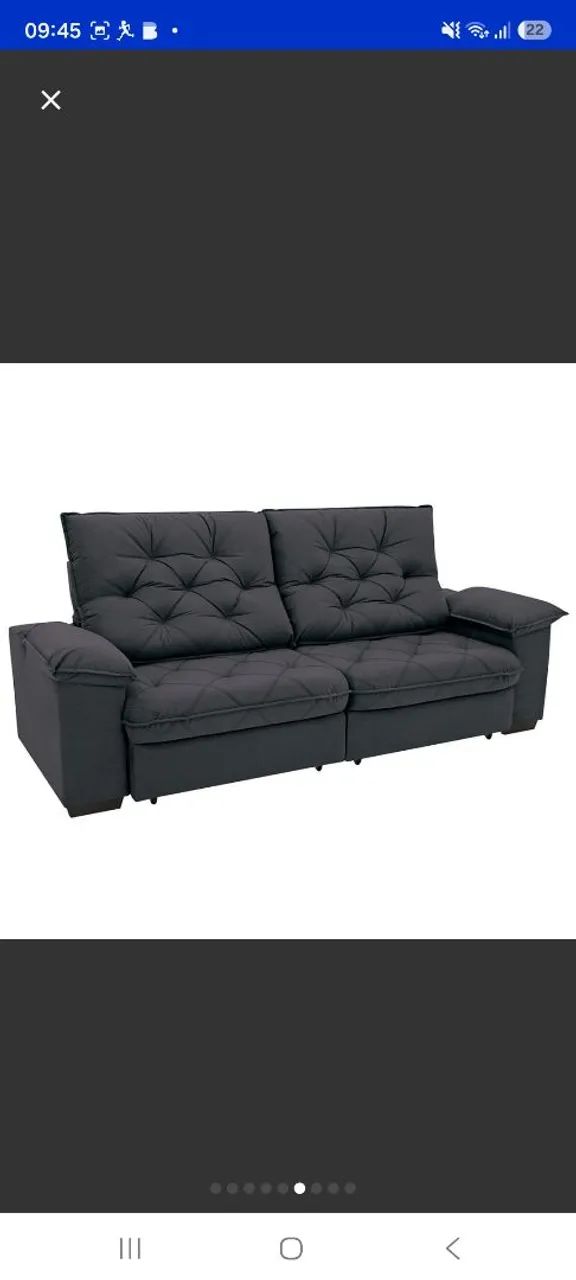 SOFÁ MODERNO TOP DE LINHA  - Foto 2