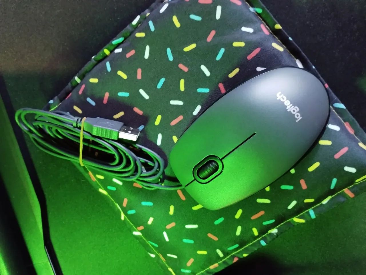 Headset H390 e mouse M90 (Logitech) - Foto 4