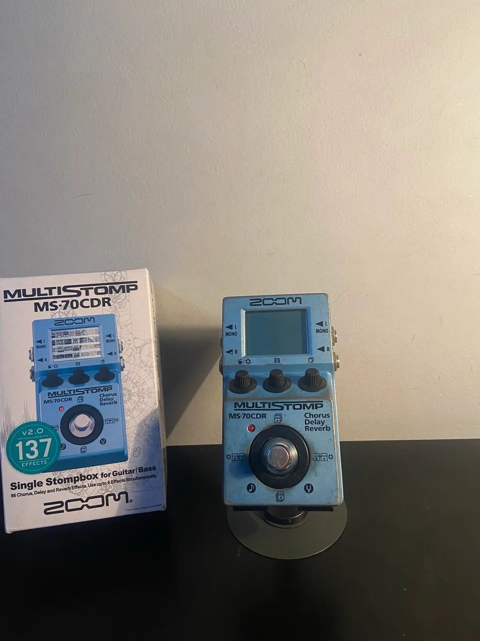 MULTI STOMP ZOOM MS-70CDR - Instrumentos musicais - Gradim, São
