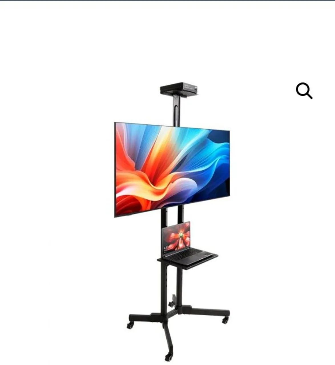 Pedestal com rodinhas para TVs  - Foto 2