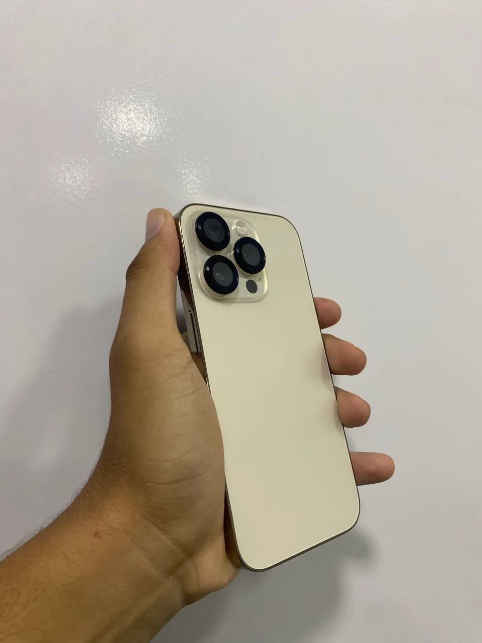 iPhone 14 Pro Dourado com garantia e nota  - Foto 2