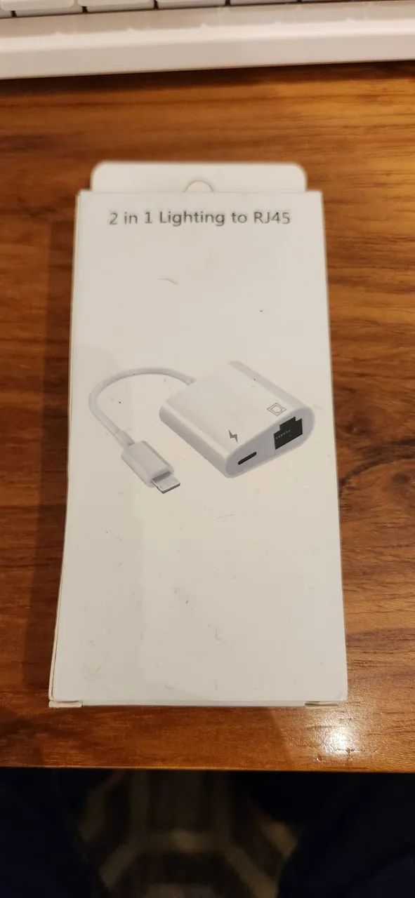 Adaptador Lightning para RJ45 + PD