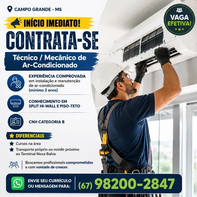 Mecanico de ar condicionado split