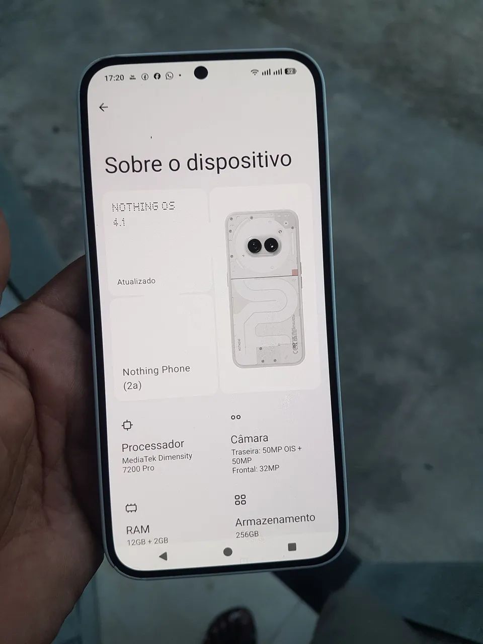 Vendo ou troco celular Nothing Phone (2a) - Foto 3