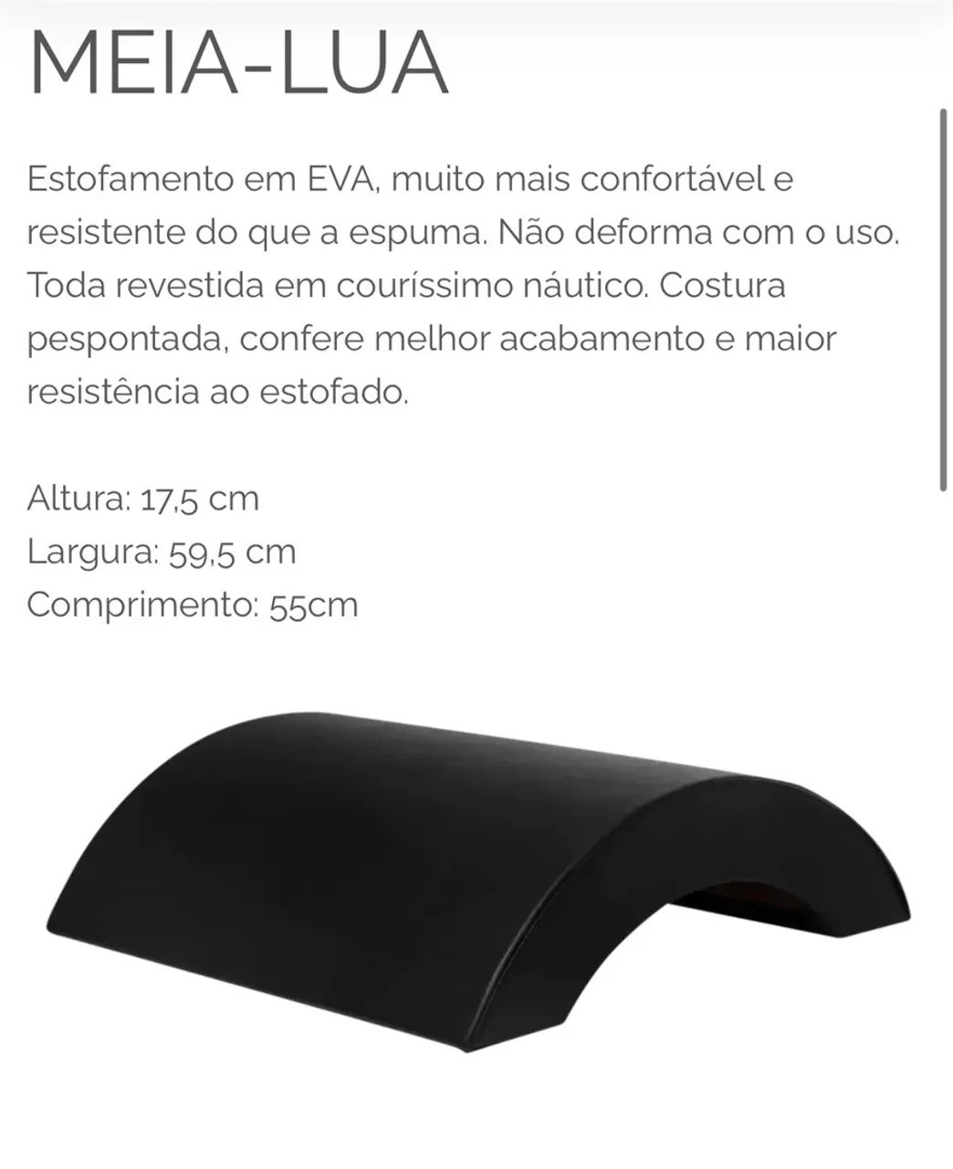 Acessórios de Pilates Kauffer: Meia-Lua + Step Barrel (Semi-novos) - Foto 4