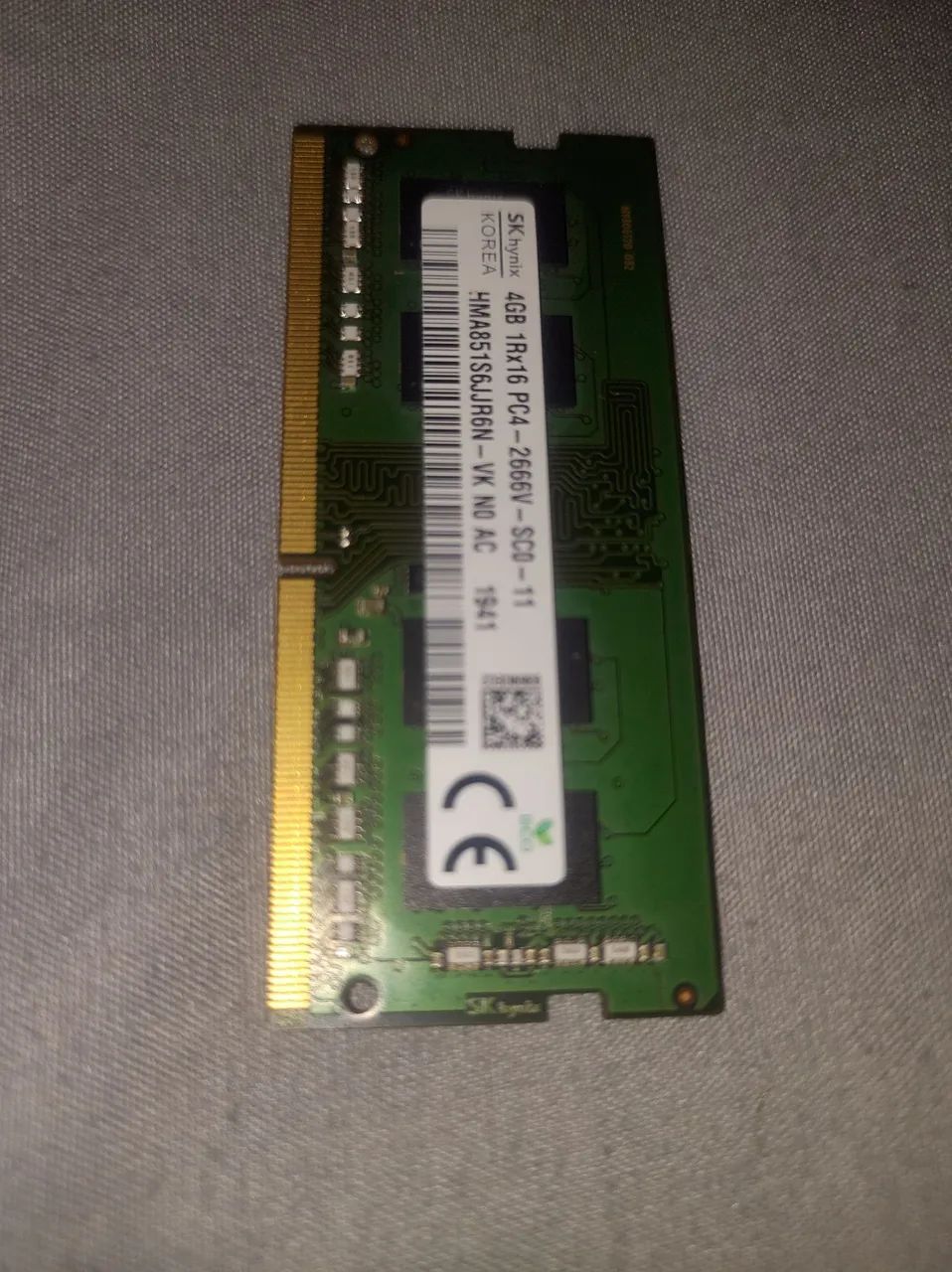 Vendo memória RAM para notebook de 4GB DDR 4  - Foto 2
