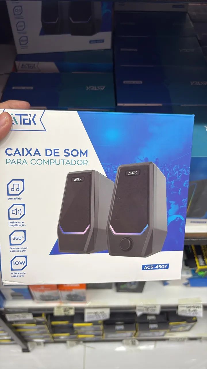Caixa de som para computador -Entrega Rápida!!!