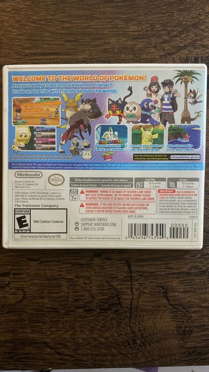 Pokémon Moon + Caixa  - Foto 4