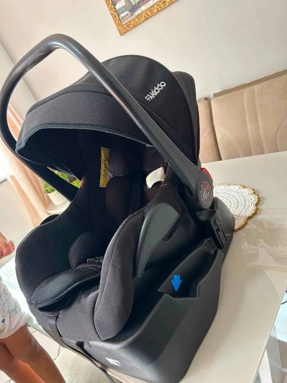 Bebê conforto kiddo com isofix