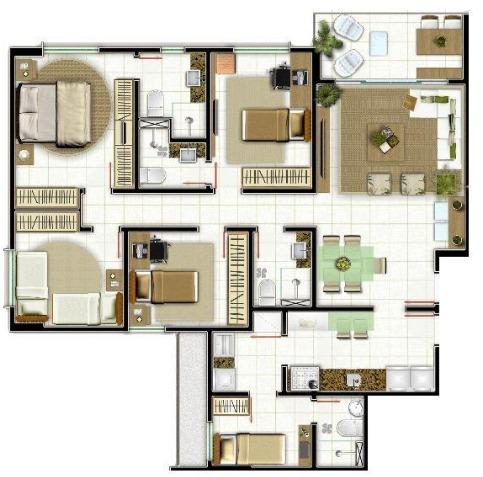Capim Macio, 4 quartos sd duas suítes, 120m², 670 mil - Foto 14