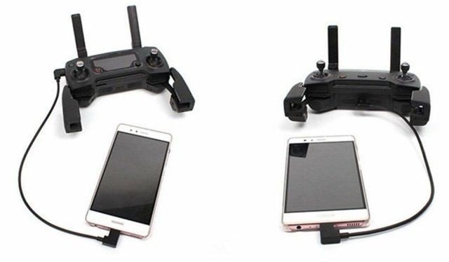 Cabo Otg Micro Tipo-C Usb Drone para Dji Spark / Mavic pro Automação Robotica Cod-CP392 