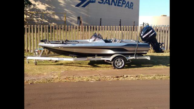 Barco lancha Bass Boat Classic motor 115hp - Foto 2