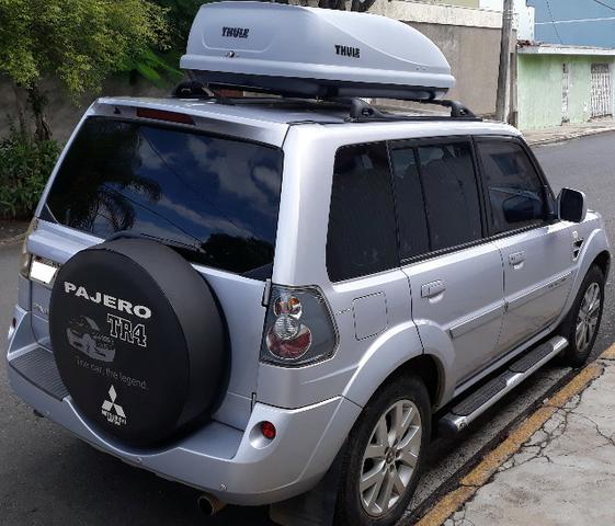 Pajero TR4 2010/2010 - Flex - prata - 4x4 automática - em ótimo estado - Foto 4